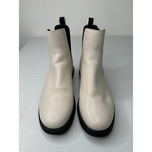 Cole Haan Original Grand White Leather Chelsea Boots, Women's Size 8 - Picture 4 of 10